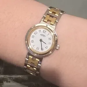 Hermes | Accessories | Hermes Silver And Gold Tone Womens 